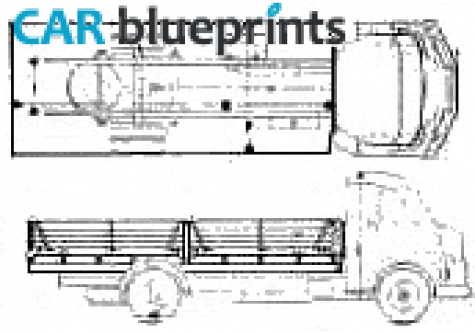 1962 Austin FG K100 Truck blueprint