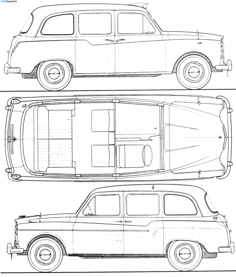 Austin ? Sedan blueprint