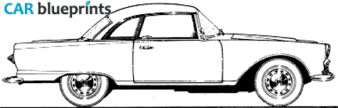 1958 Auto Union 1000SP Coupe blueprint