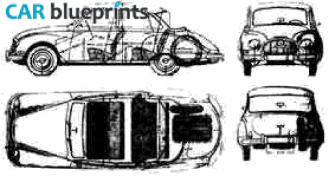 1960 Auto Union 1000 S Sedan blueprint