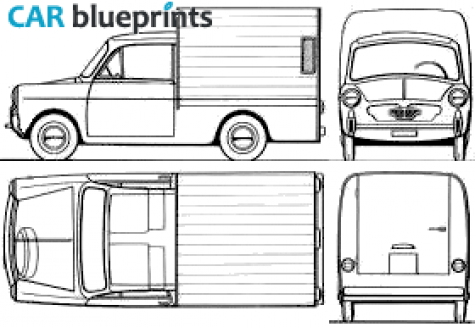 Autobianchi  Sedan blueprint