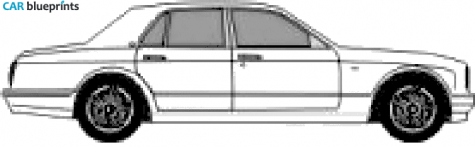 1998 Bentley Arnage Sedan blueprint