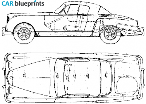 1954 Bentley Continental II Sport Coupe blueprint