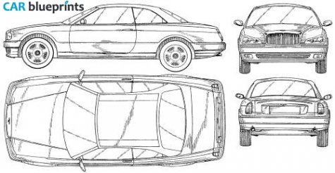 1994 Bentley Java Coupe blueprint