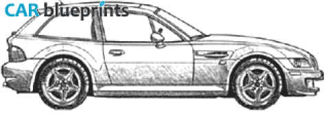 1998 BMW Z3 M E36/8 Coupe blueprint