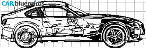 2006 BMW M Coupe E86 Coupe blueprint