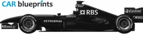 2006 BMW Sauber F106 F1 OW blueprint