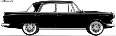 1959 Borgward P100 2300 Sedan blueprint
