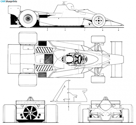 1978 Brabham BT46 B F1 OW blueprint