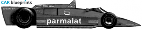 1979 Brabham BT48 F1 OW blueprint