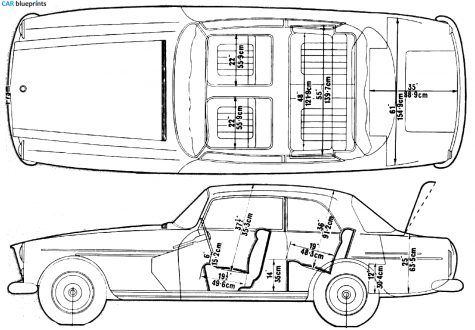 1968 Bristol 410 Sedan blueprint