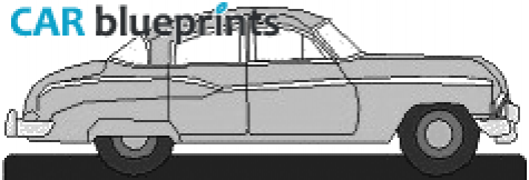 1951 Buick Super Sedan blueprint