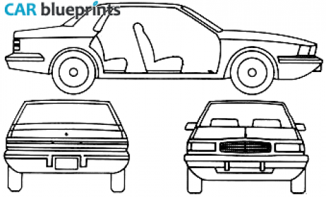 1989 Buick Century Sedan blueprint