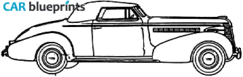 1937 Buick Century Model 66c Cabriolet blueprint