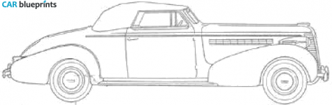 1937 Buick Century Model 66c Cabriolet blueprint