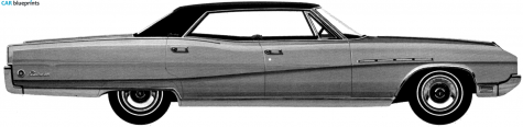 1968 Buick Electra 225 Limited 4-door Hardtop Sedan blueprint