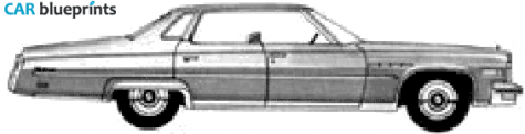 1975 Buick Electra 225 Limited Hardtop Sedan blueprint