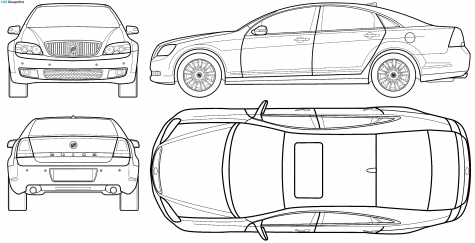 2007 Buick Park Avenue Sedan blueprint