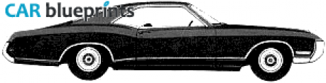 1968 Buick Riviera Coupe blueprint