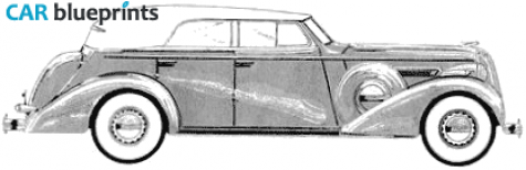 1936 Buick Roadmaster 80c Phaeton blueprint