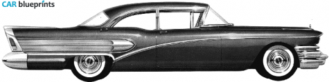 1958 Buick Special 41 Sedan blueprint