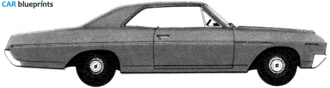 1967 Buick Special Deluxe Sport Coupe blueprint