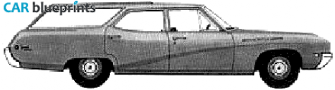 1968 Buick Special Deluxe Station Wagon blueprint