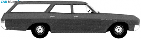 1967 Buick Special Wagon blueprint