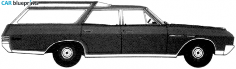 1967 Buick Sportwagon Wagon blueprint