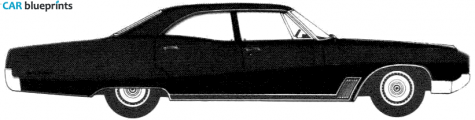 1967 Buick Wildcat 4-door Sedan blueprint