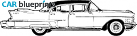 1958 Cadillac Fleetwood Sixty Special Sedan blueprint