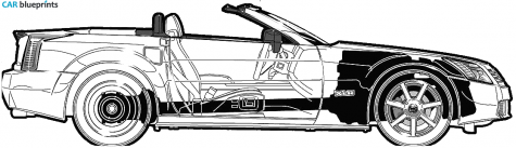 2004 Cadillac XLR Cabriolet blueprint