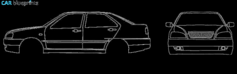 2003 Chery Amulet Sedan blueprint