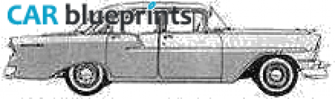 1956 Chevrolet 150 4-door Sedan blueprint