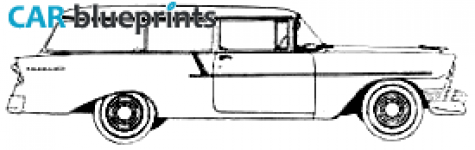 1956 Chevrolet 150 Handyman Station Wagon blueprint