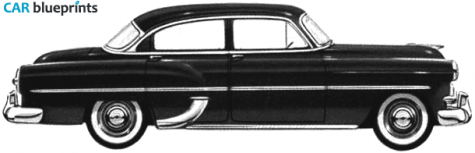 1953 Chevrolet 210 4-door Sedan blueprint