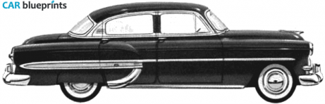 1953 Chevrolet Bel Air 4-door Sedan blueprint