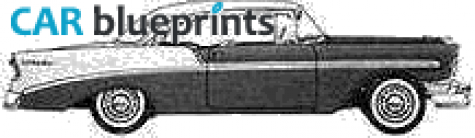 1955 Chevrolet Bel Air Sport Coupe blueprint
