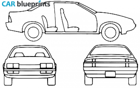 1989 Chevrolet Beretta Coupe blueprint