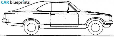 1981 Chevrolet Opala Comodoro Coupe blueprint