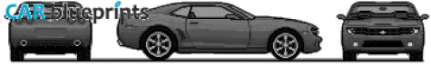 2010 Chevrolet Camaro Coupe blueprint