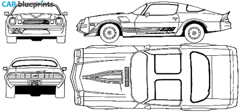 1980 Chevrolet Camaro Z28 Coupe blueprint