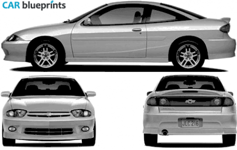 2004 Chevrolet Cavalier Coupe blueprint