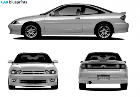 2004 Chevrolet Cavalier Coupe blueprint