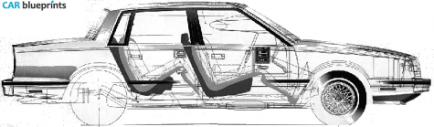 1983 Chevrolet Celebrity Sedan blueprint