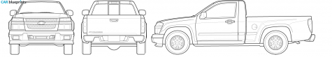 2007 Chevrolet Colorado Regular Cab Pick-up blueprint