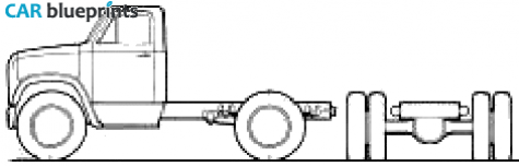 1965 Chevrolet HM80000 Truck blueprint