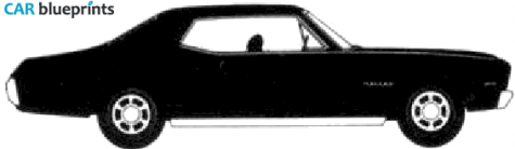 1970 Chevrolet Malibu Sport Sedan blueprint