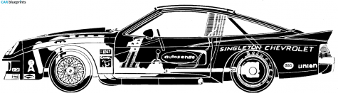 1980 Chevrolet Monza Racer Coupe blueprint