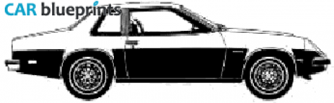 1976 Chevrolet Monza Sport Coupe blueprint